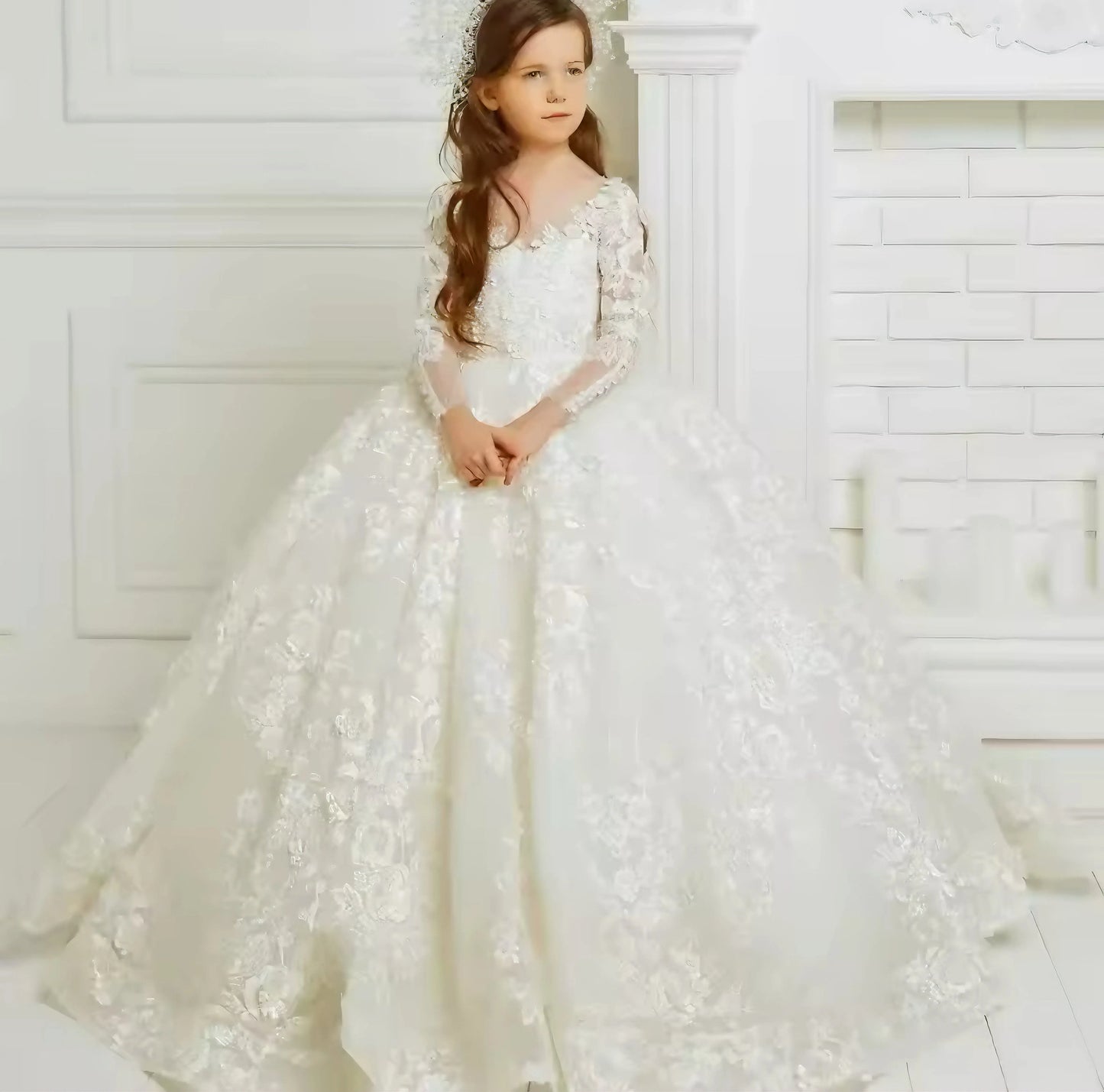 Robe de cérémonie enfant fille - FLORA - Magnity Kids