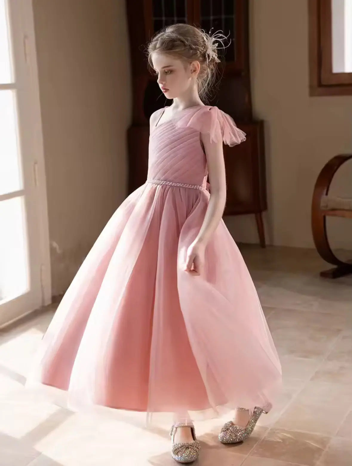 Robe cérémonie enfant fille - ROSE - Magnity Kids