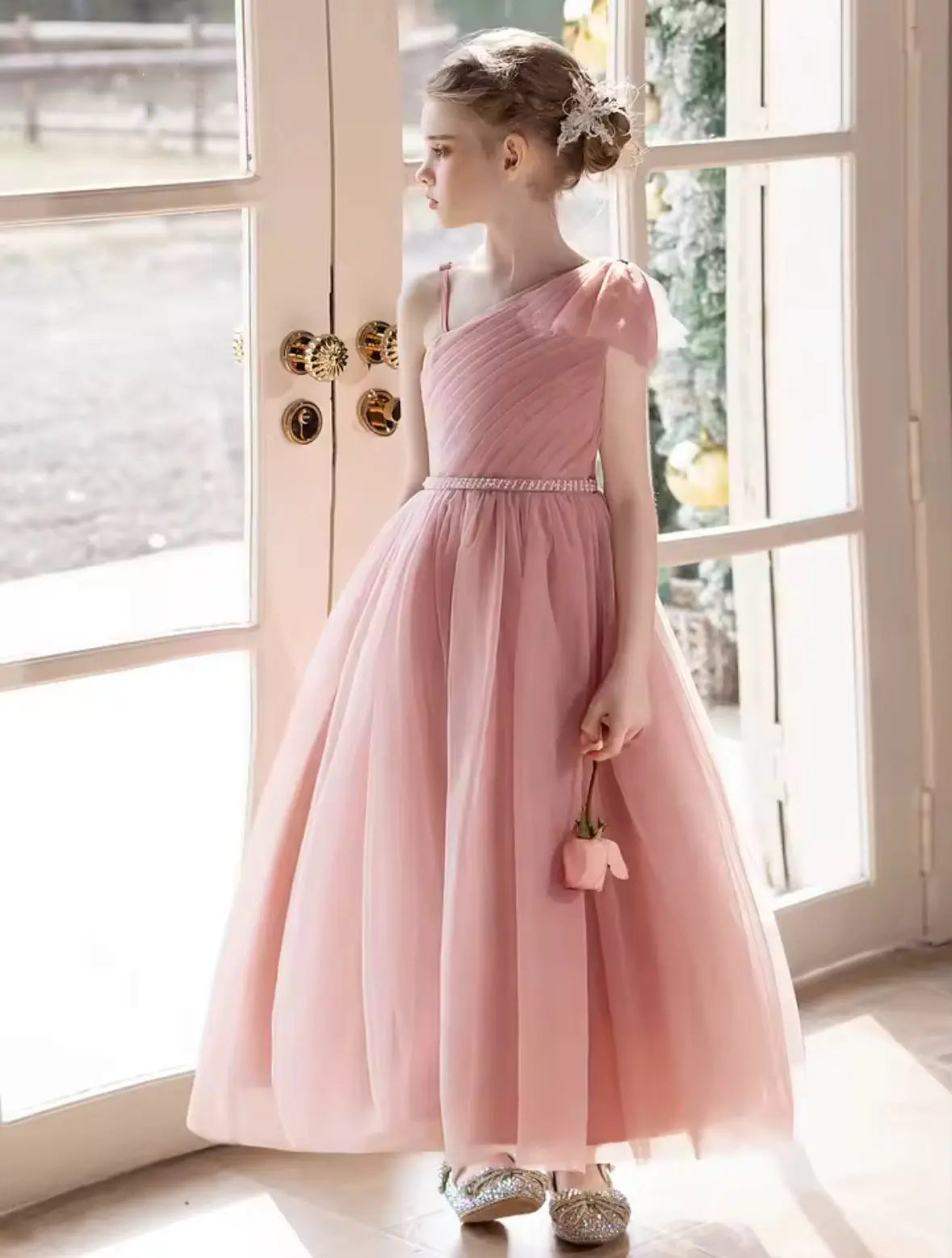Robe cérémonie enfant fille - ROSE - Magnity Kids